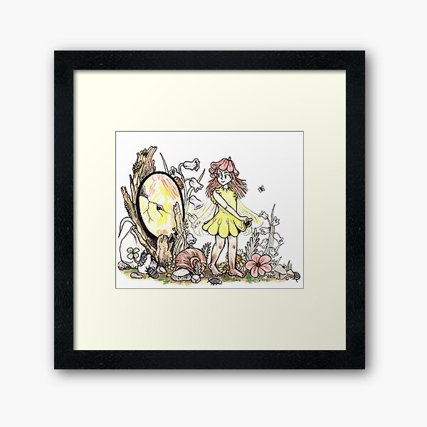 Item preview, Fairy with a mirror designed and sold by sadnettles.
