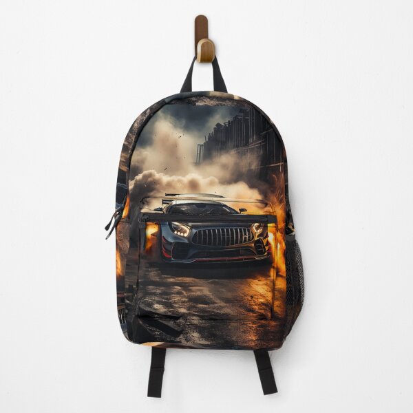 Item preview, Fierce Track Car Racing Through Urban Smoke designed and sold by RevUpDesign.