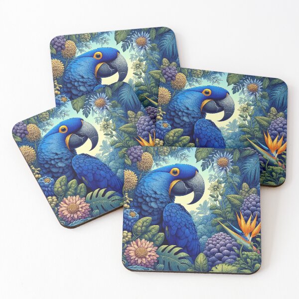 Item preview, Hyacinth Macaw Art #24 | Blue Macaw Lovers designed and sold by ksgraphics222.