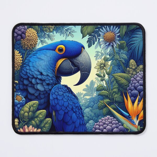 Item preview, Hyacinth Macaw Art #24 | Blue Macaw Lovers designed and sold by ksgraphics222.