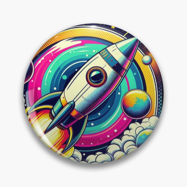 Item preview, colorful rocket desighn designed and sold by Dogandesighn.
