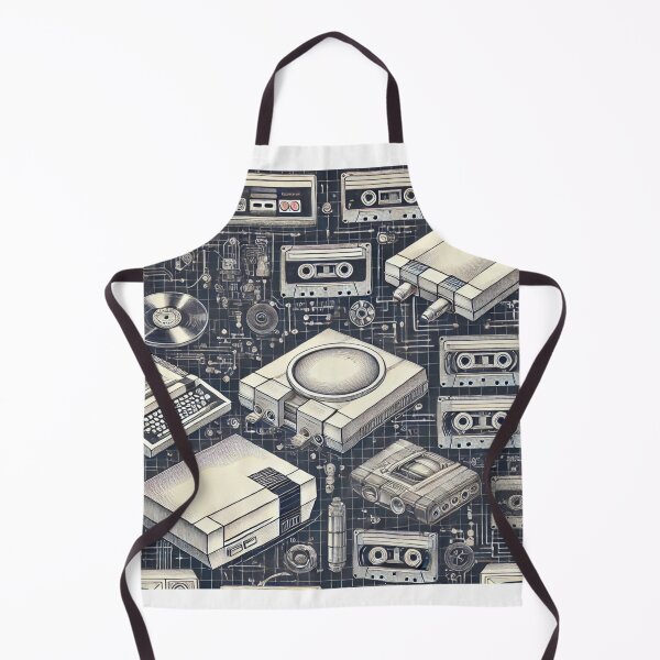 Item preview, Vintage Retro Tech Blue Prints designed and sold by Creativity Meets Healing.