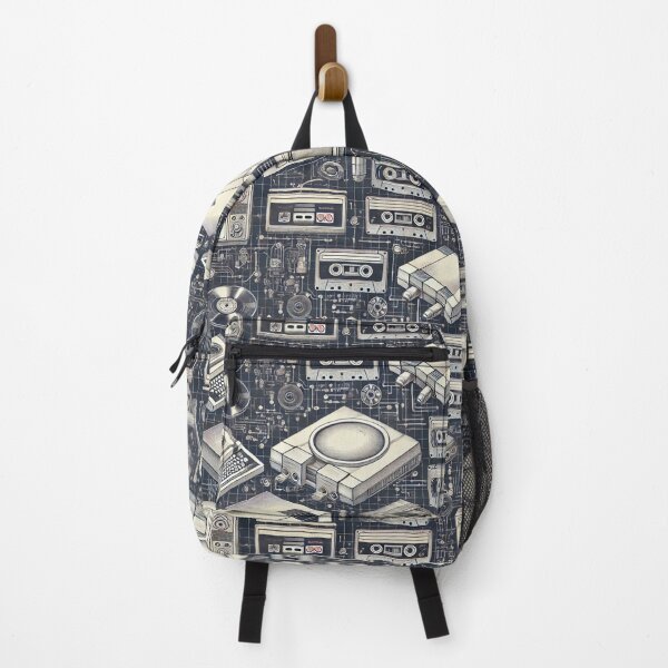 Item preview, Vintage Retro Tech Blue Prints designed and sold by Creativity Meets Healing.