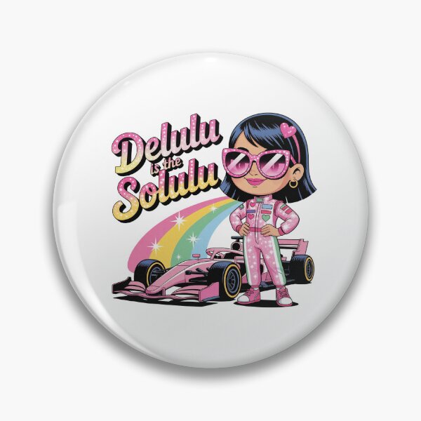Item preview, Delulu Is The Solulu Racing Girl Motorsport designed and sold by PietrzakDesign.