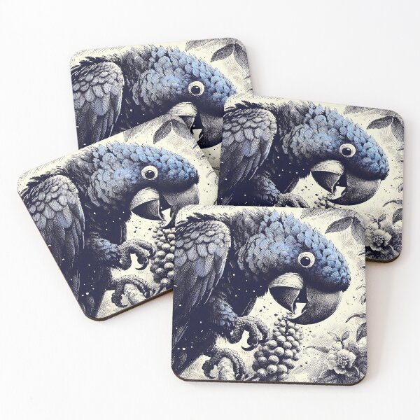 Item preview, Hyacinth Macaw Art #25 | Blue Macaw Lovers designed and sold by ksgraphics222.