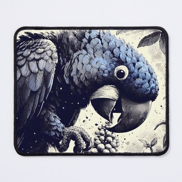 Item preview, Hyacinth Macaw Art #25 | Blue Macaw Lovers designed and sold by ksgraphics222.