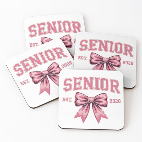 Item preview, Senior Est. 2026 Pink Bow Class of Graduate Design designed and sold by Serbin.