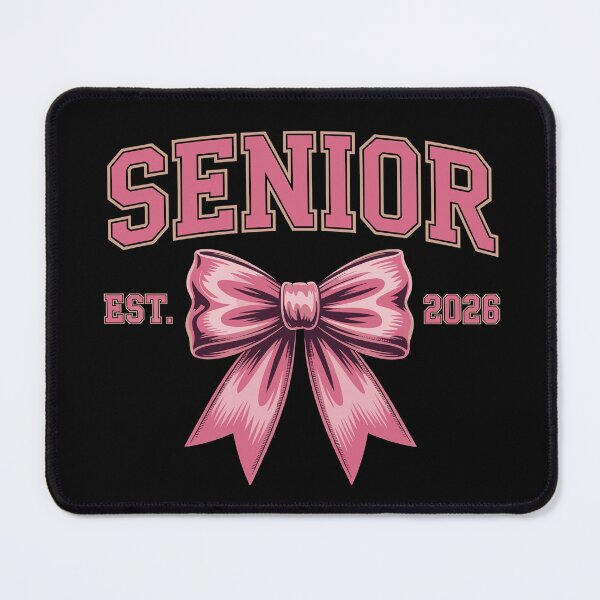Item preview, Senior Est. 2026 Pink Bow Class of Graduate Design designed and sold by Serbin.