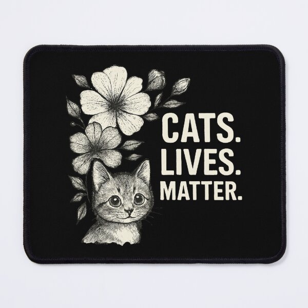 Item preview, Cats Lives Matter designed and sold by Crazy Before Cats.