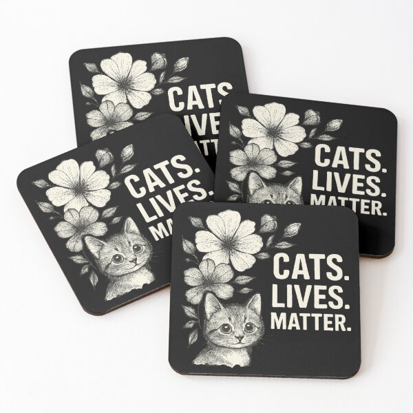 Item preview, Cats Lives Matter designed and sold by Crazy Before Cats.