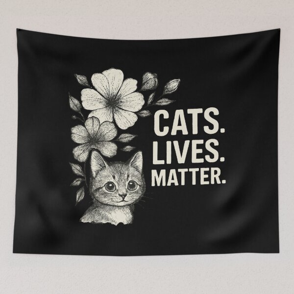 Item preview, Cats Lives Matter designed and sold by Crazy Before Cats.