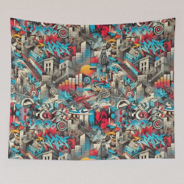 Item preview, Urban Graffiti Collage designed and sold by Creativity Meets Healing.