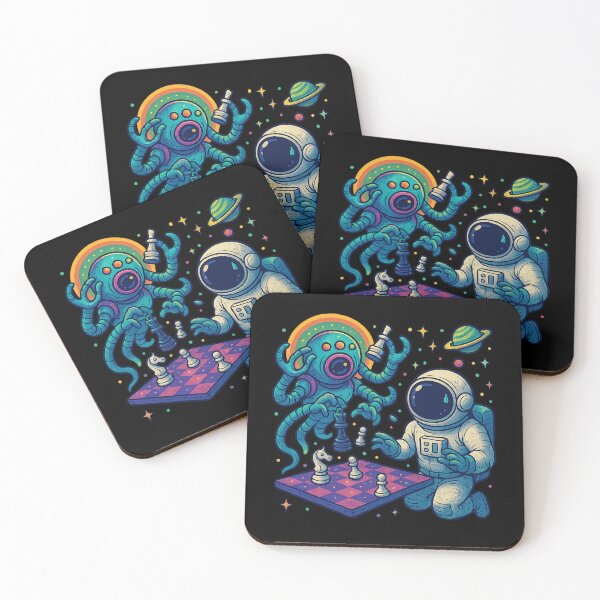 Item preview, Checkmate Among the Stars designed and sold by HEERMANArt.
