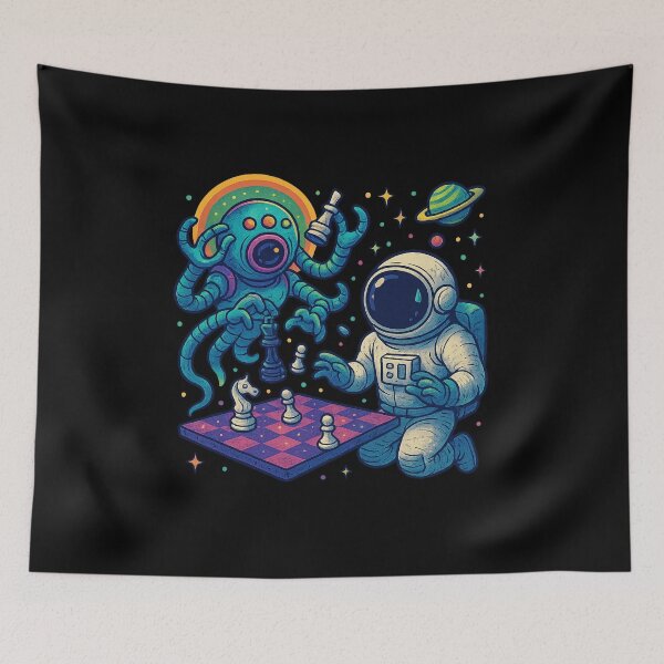 Item preview, Checkmate Among the Stars designed and sold by HEERMANArt.
