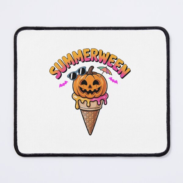Item preview, Summerween Spooky Summer Halloween Pumpkin Ice Cream designed and sold by PietrzakDesign.