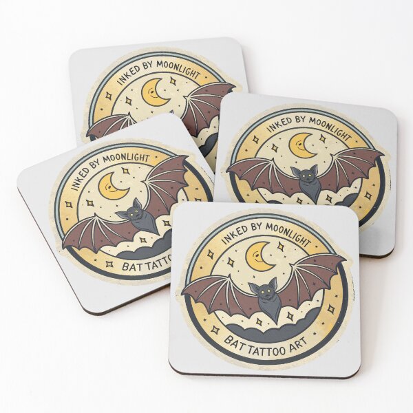 Item preview, Bat Tattoo designed and sold by bihtti.