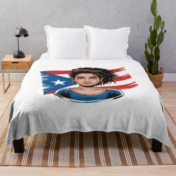 Item preview, Puerto Rico Girl Messy Hair Puerto Rico Pride designed and sold by PietrzakDesign.