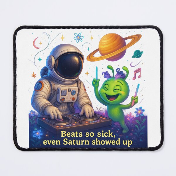 Item preview, Intergalactic Party — Where Aliens Dance & Astronauts DJ designed and sold by HEERMANArt.
