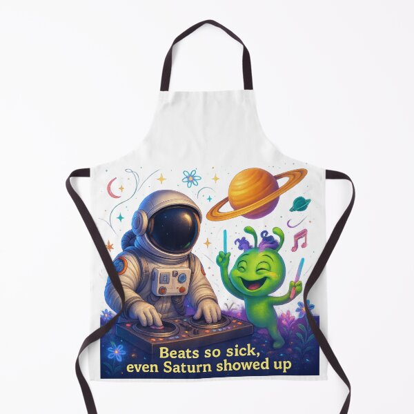 Item preview, Intergalactic Party — Where Aliens Dance & Astronauts DJ designed and sold by HEERMANArt.