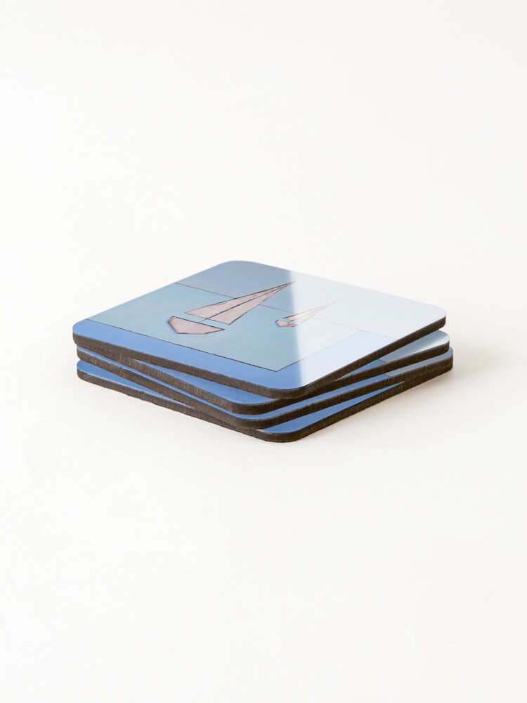 Thumbnail 4 of 5, Coasters (Set of 4), Sails Up designed and sold by RudyYoder.