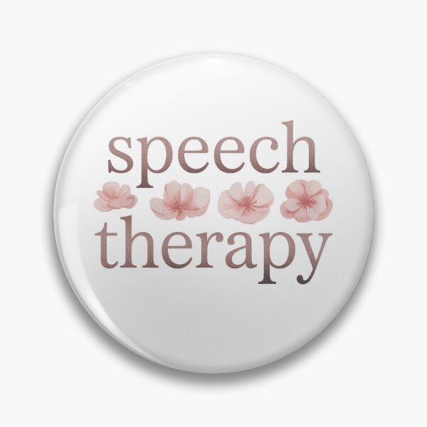 Item preview, Speech language therapy pathologist floral speech designed and sold by PietrzakDesign.