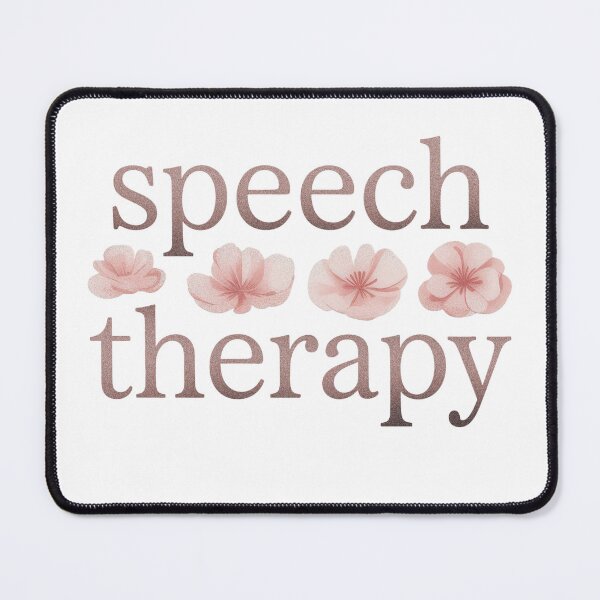 Item preview, Speech language therapy pathologist floral speech designed and sold by PietrzakDesign.