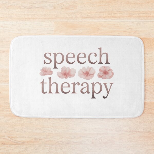Item preview, Speech language therapy pathologist floral speech designed and sold by PietrzakDesign.