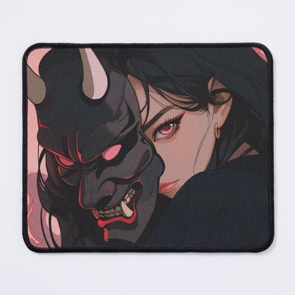 Item preview, Wife with Oni Mask (Color) designed and sold by RoiKKouShop.