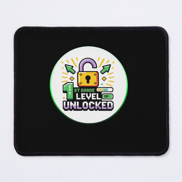 Item preview, 1st Grade Level Unlocked Back to School Gaming Style designed and sold by PietrzakDesign.
