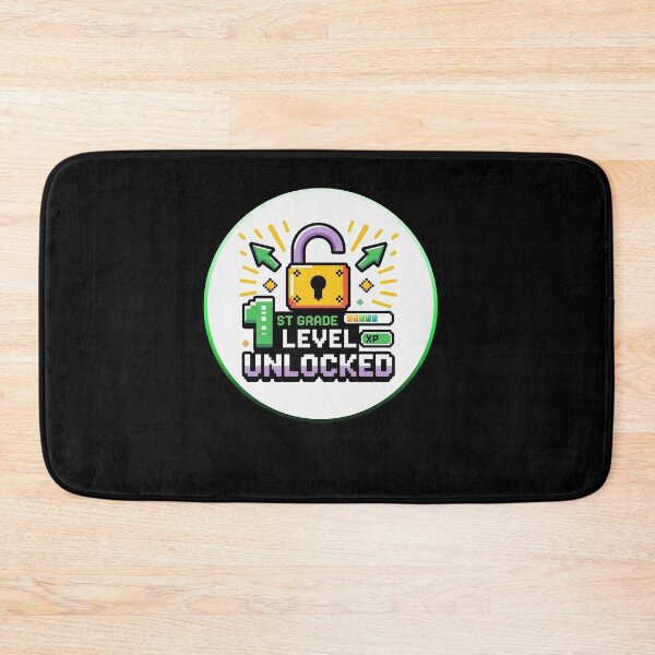 Item preview, 1st Grade Level Unlocked Back to School Gaming Style designed and sold by PietrzakDesign.
