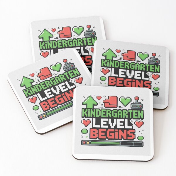 Item preview, Kindergarten Level Begins Back to School Gamer designed and sold by PietrzakDesign.