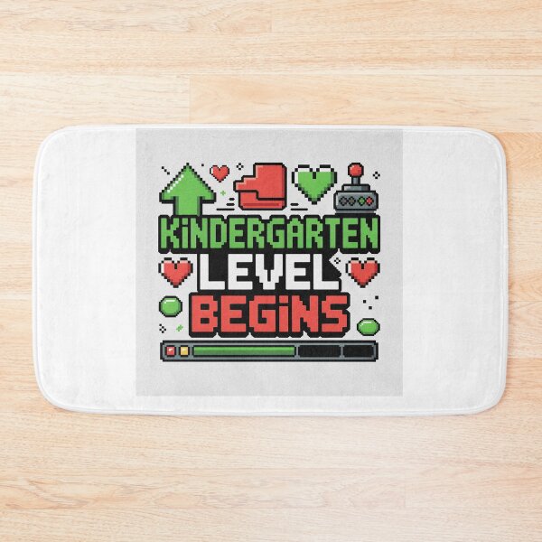 Item preview, Kindergarten Level Begins Back to School Gamer designed and sold by PietrzakDesign.