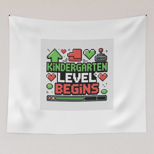 Item preview, Kindergarten Level Begins Back to School Gamer designed and sold by PietrzakDesign.