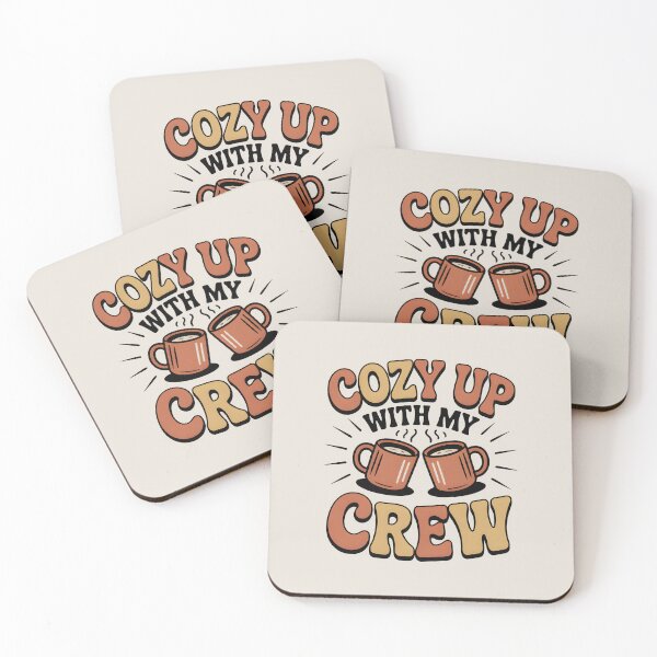 Item preview, Cozy Up with My Crew - Warm Fall Friends Design designed and sold by Jollys-ArtShop.