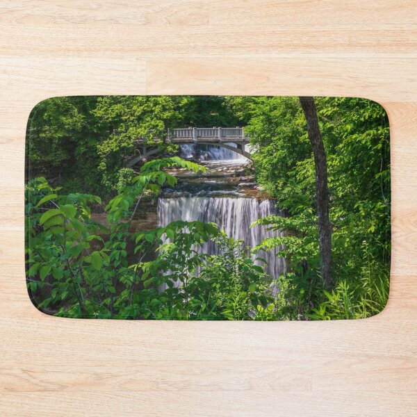 Item preview, Minneopa Falls, a Double Waterfall on Minneopa Creek in Mankato, Minnesota designed and sold by LINDA MCKUSICK.