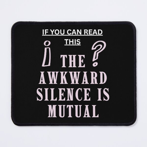 Item preview, Funny Introvert – If You Can Read This The Awkward Silence Is Mutual – Sarcastic Social Anxiety  designed and sold by DesignDazzles.
