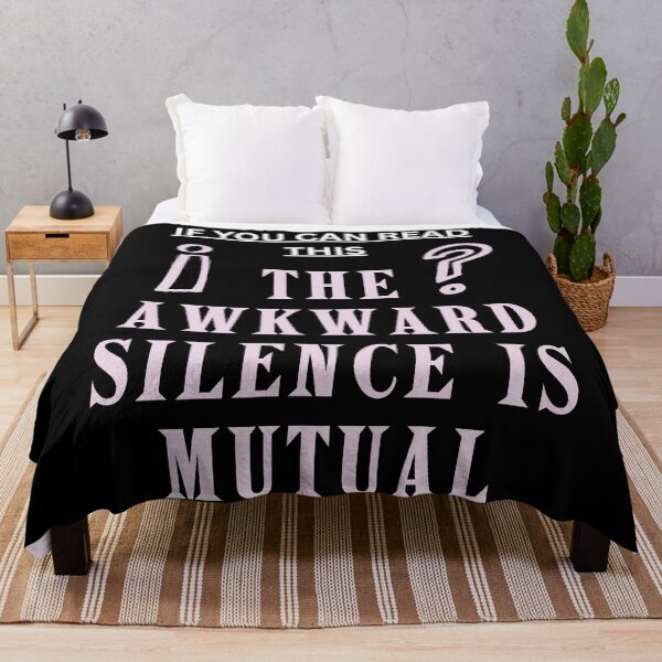 Item preview, Funny Introvert – If You Can Read This The Awkward Silence Is Mutual – Sarcastic Social Anxiety  designed and sold by DesignDazzles.