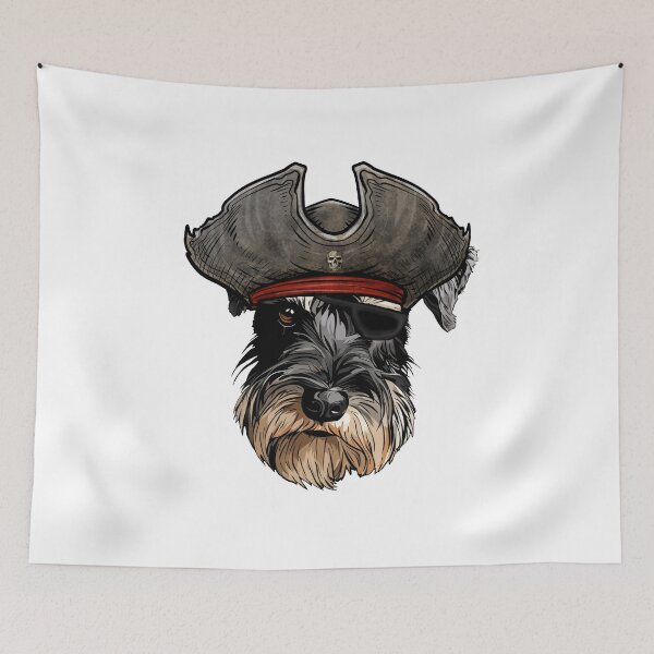 Item preview, Miniature Schnauzer Pirate designed and sold by whyitsme.