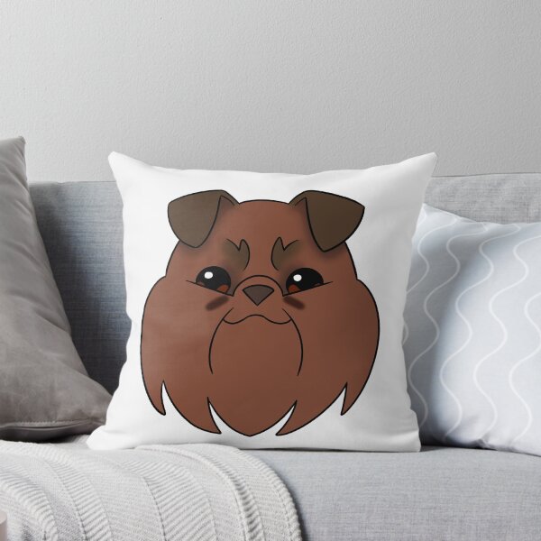 Item preview, Brown Brussels Griffon Dark Brown Ears Brows Tear Stains designed and sold by OliRoseArt.