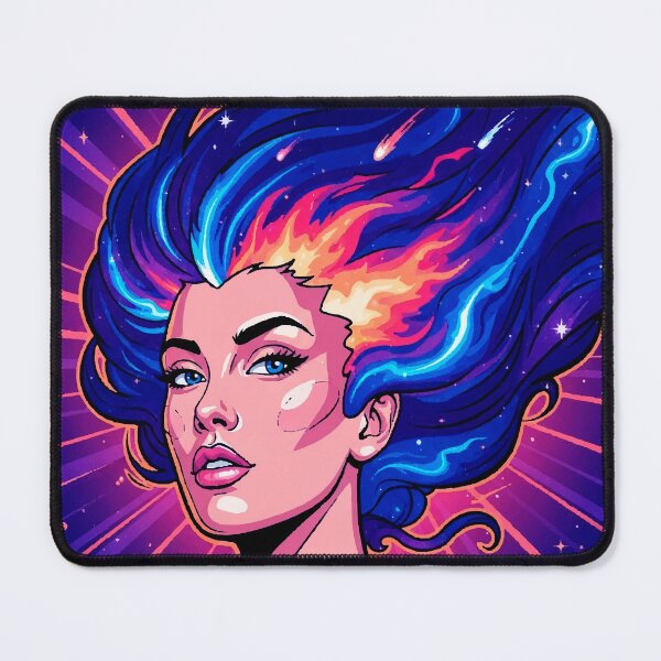 Item preview, Dolled Up Radiant Soul — Celestial Pop Art Portrait of a Strong Woman designed and sold by Ojo de Lilith.