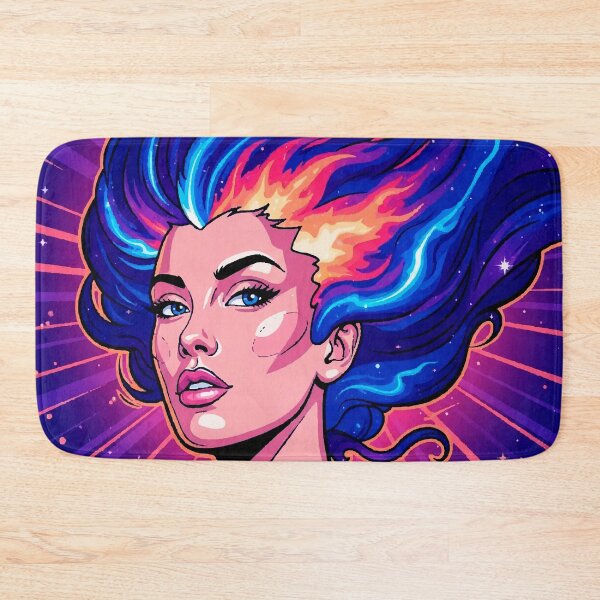 Item preview, Dolled Up Radiant Soul — Celestial Pop Art Portrait of a Strong Woman designed and sold by  Ojo de Lilith.