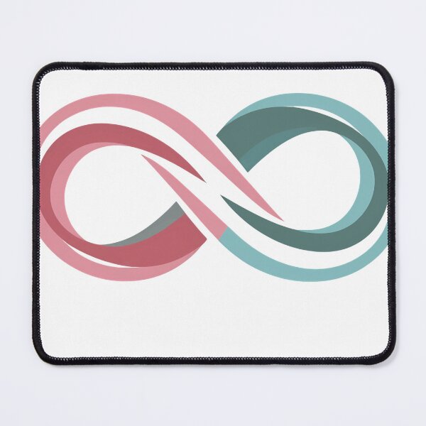 Item preview, Eternal Love Infinity Symbol  Modern Dual Tone Infinity  Boundless Connection Design designed and sold by SAMNagy.