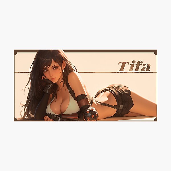 Artikel-Vorschau von Tifa Pinup Slap, designt und verkauft von Waifu Dreamland.