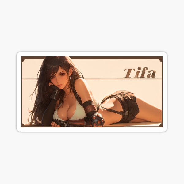 Item preview, Tifa Pinup Slap designed and sold by Waifu Dreamland.