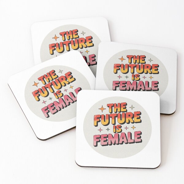 Item preview, The Future Is Female Feminist Retro designed and sold by PietrzakDesign.