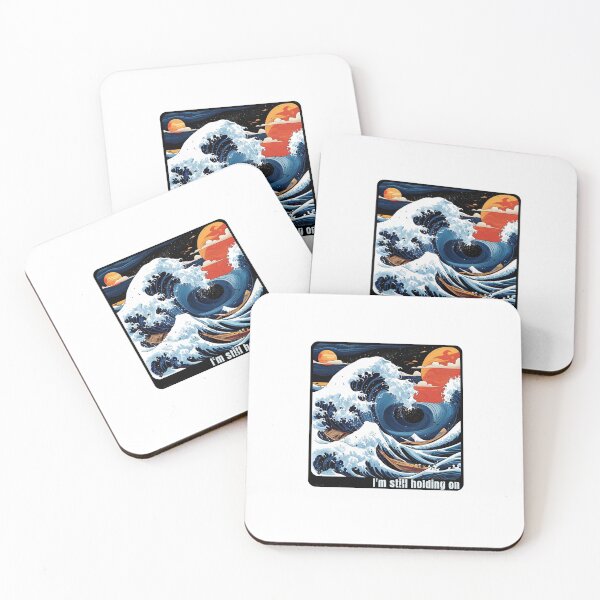 Item preview, Hold On – The Great Wave of Resilience designed and sold by D-Ave Magic Store .