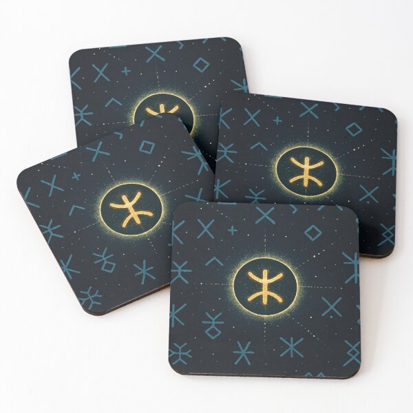 Item preview, Cosmic Amazigh – Starlight Heritage ⵣ designed and sold by salimarts5dz.