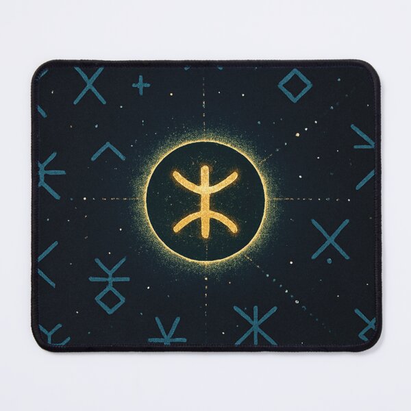 Item preview, Cosmic Amazigh – Starlight Heritage ⵣ designed and sold by salimarts5dz.