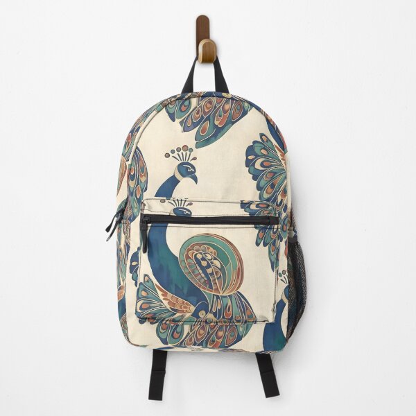 Item preview, Traditional Uttar Pradesh Peacock Motif Print Design – Indian Ethnic Pattern designed and sold by Haus Of K.