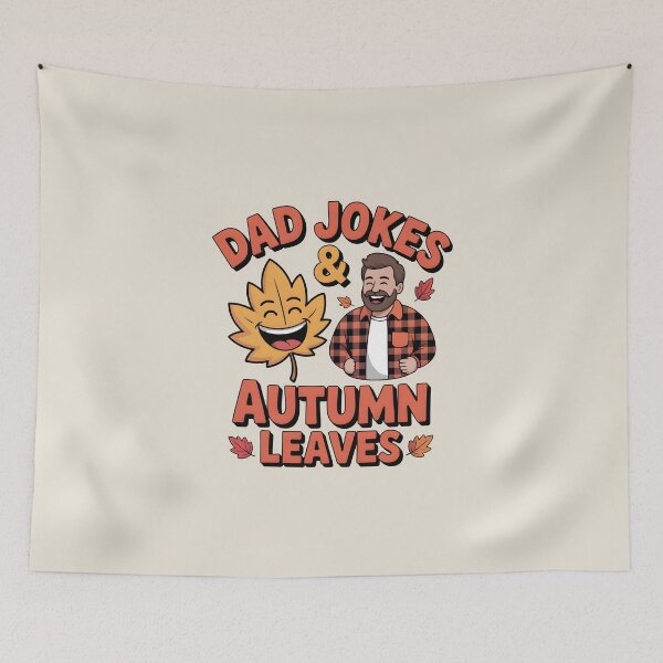 Item preview, Dad Jokes & Autumn Leaves - Funny Fall Family Design designed and sold by Jollys-ArtShop.